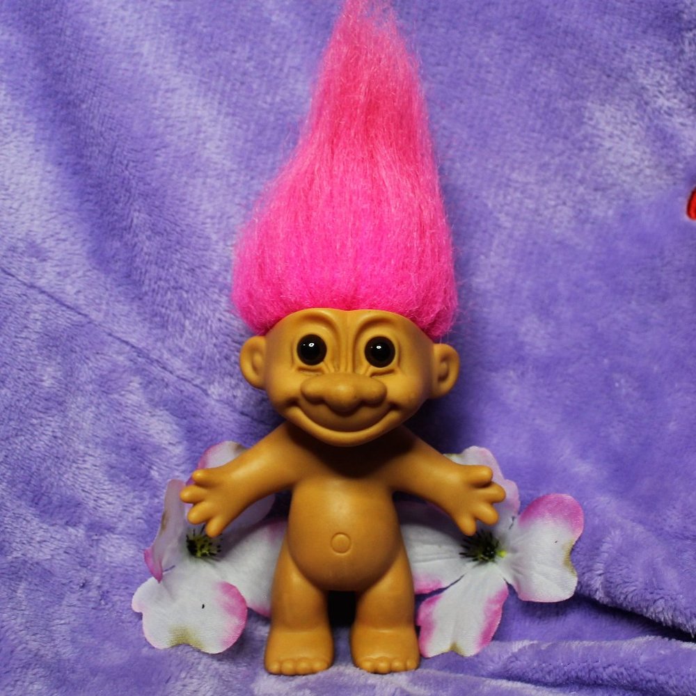 Vintage 90's Troll Doll Russ Brand